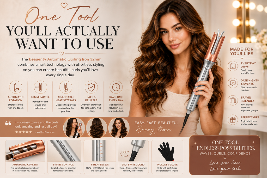 Beauenty Automatic Curling Iron 32mm